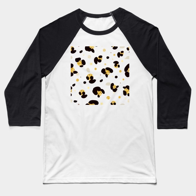 Shining leopard Baseball T-Shirt by GULSENGUNEL